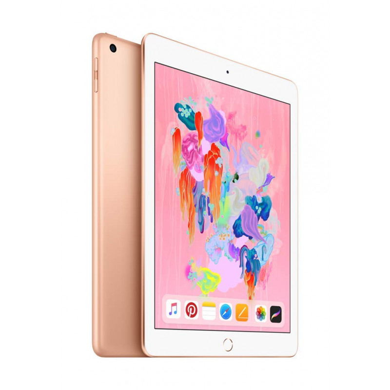 Renewed - Apple iPad 6th Generation (2018, 9.7-inch, Wi-Fi, 128 GB) - Gold