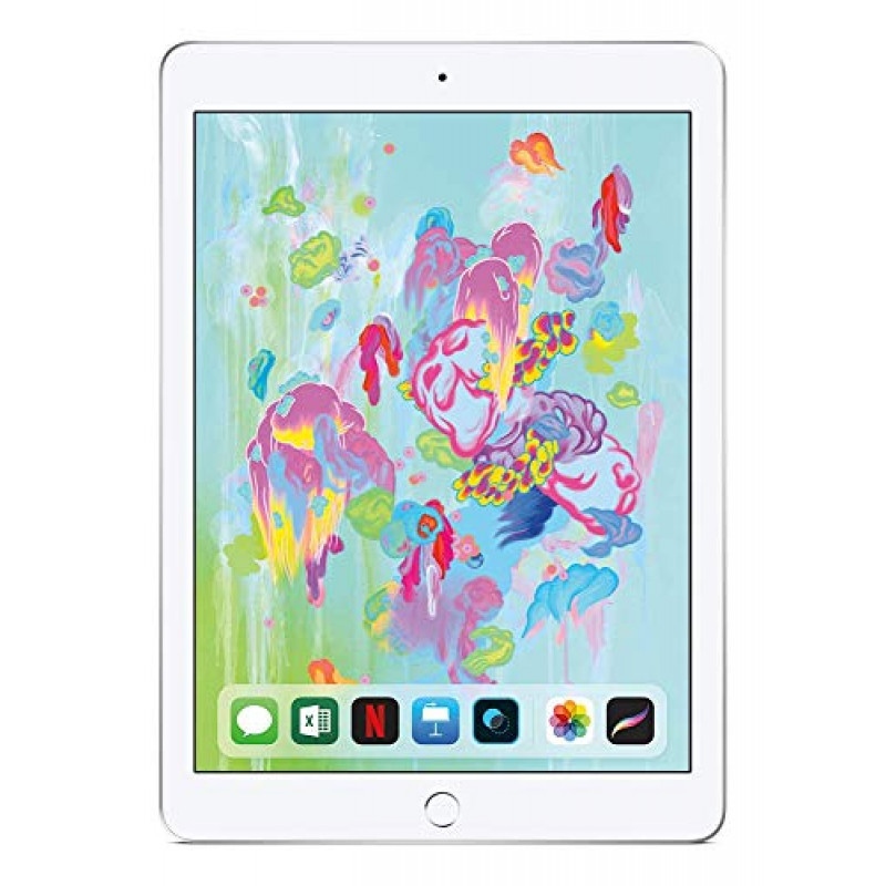 Renewed - Apple iPad 6th Generation (2018, 9.7-inch, Wi-Fi, 32 GB) - Silver