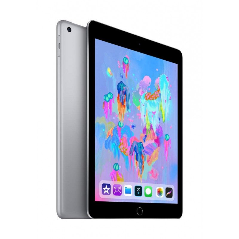 Renewed - Apple iPad 6th Generation (2018, 9.7-inch, Wi-Fi, 32 GB) - Space Grey