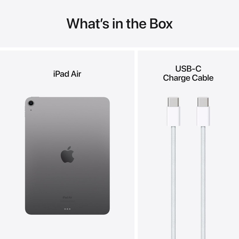 Apple iPad Air 2024 (WiFi, M2 Chip, 11-inch, 128GB, 6th Generation) - Space Grey