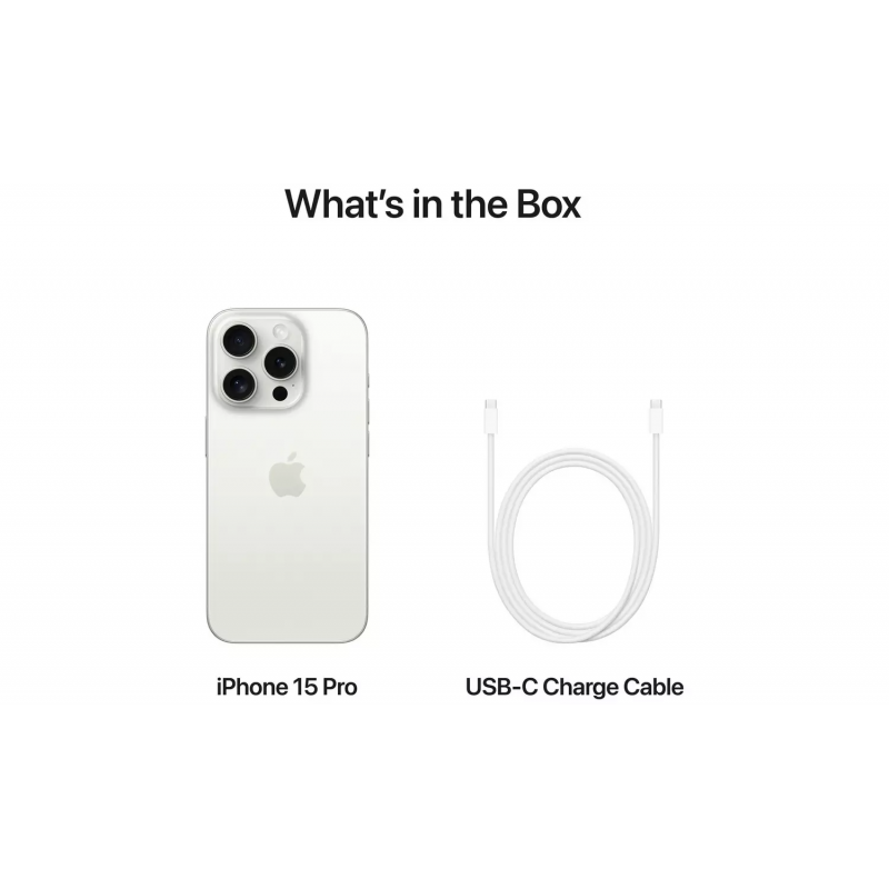 Apple iPhone 15 Pro 256GB - White Titanium (Jp Spec)