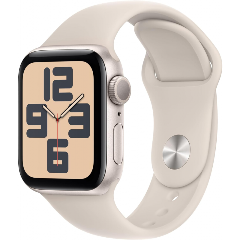 Ourfriday | Apple Watch SE 2023 2nd Generation (GPS, 40mm) - Starlight  Aluminium Case with S/M Starlight Sport Band