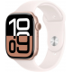 Apple Watch Series 10 (GPS, 42mm) - Rose Gold Aluminium Case with S/M Light Blush Band