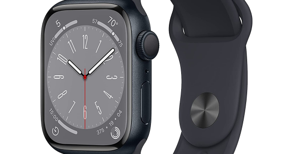 Apple Watch Series 8 (GPS, 41mm) - Midnight Aluminium Case with S/M  Midnight Sport Band