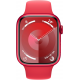 Apple Watch Series 9 (GPS, 45mm) - Red Aluminium Case with M/L Red Sport Band