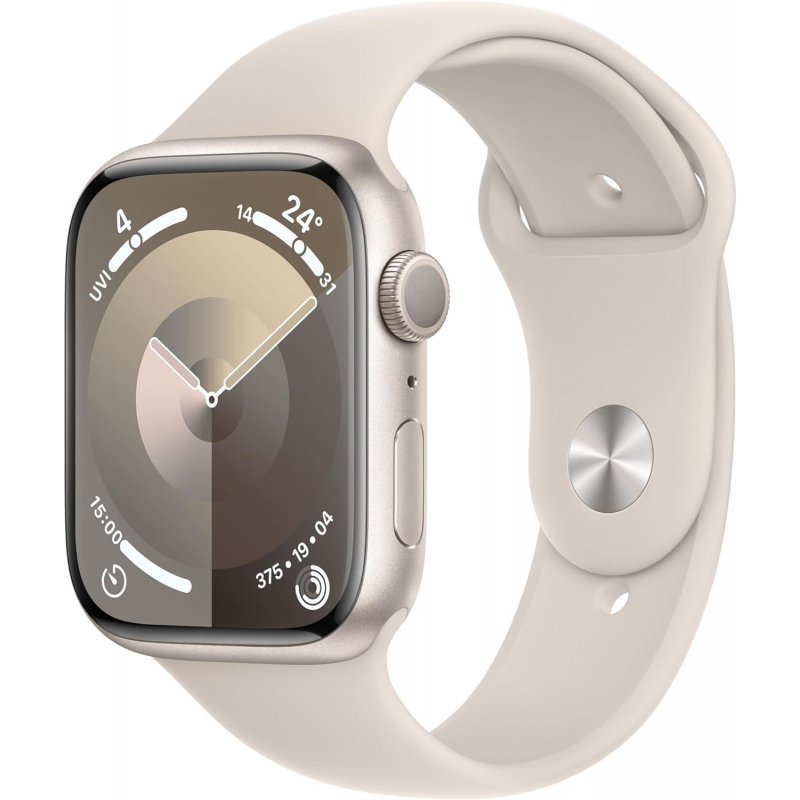 Ourfriday Apple Watch Series 9 GPS 41mm Starlight Aluminium