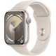 Apple Watch Series 9 (GPS, 45mm) - Starlight Aluminium Case with M/L Starlight Sport Band