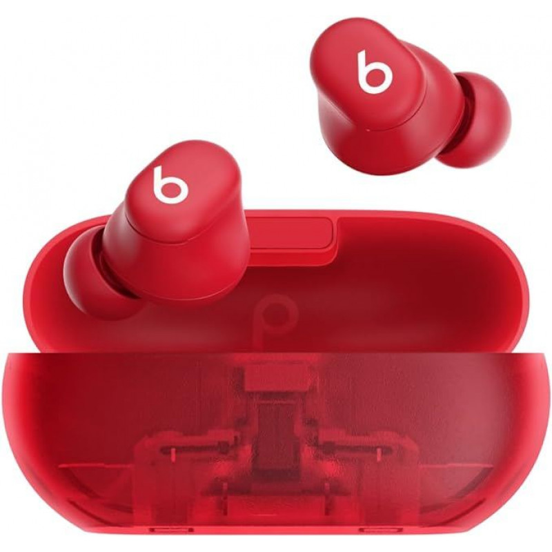 Beats Solo Buds (True Wireless Earbuds) - Transparent Red