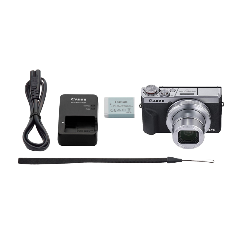 Canon Powershot G7X Mark III Digital Camera - Silver