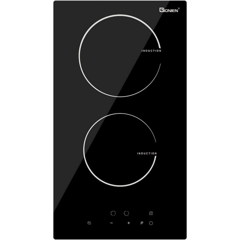 GIONIEN Domino Induction Hob, 30 cm Built-in Electric Cooktop