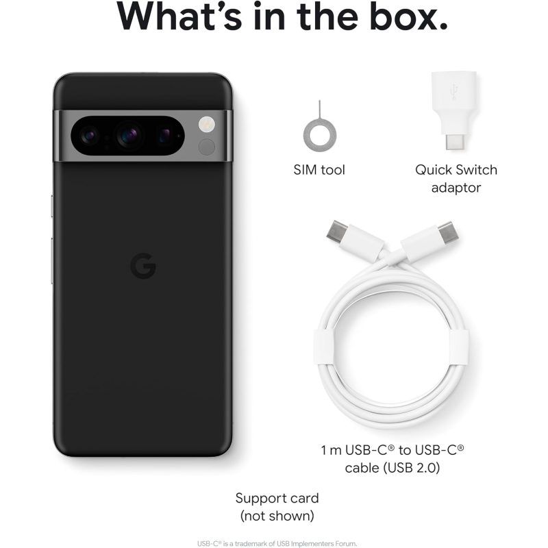 Google Pixel 8 Pro 5G Smartphone (12+128GB) - Obsidian