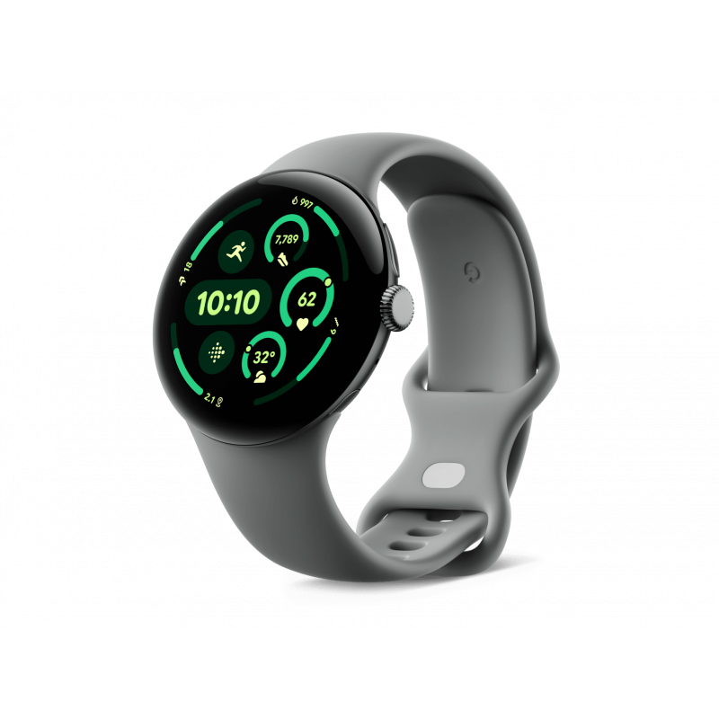 Google Pixel Watch 3 Wi-Fi (45mm) - Matte Hazel Aluminium Case/Hazel Active Band