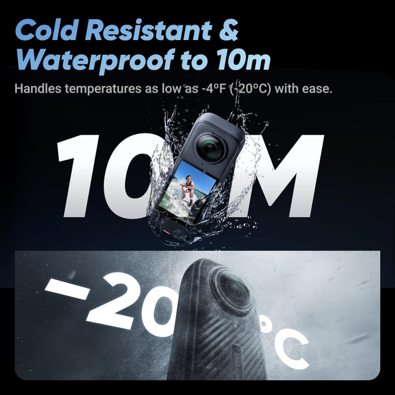 Insta360 X4 - Waterproof 360 Action Camera