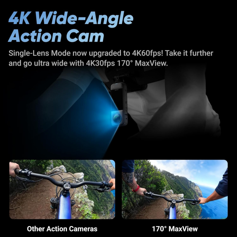 Insta360 X4 - Waterproof 360 Action Camera