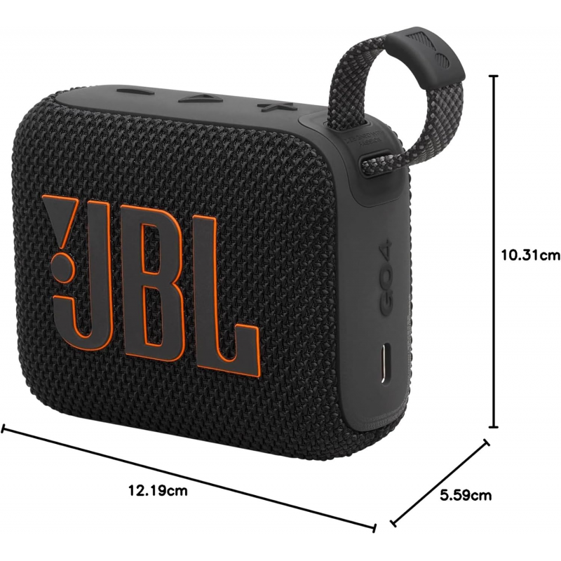 JBL GO 4 Ultra-Portable Bluetooth Speaker - Red