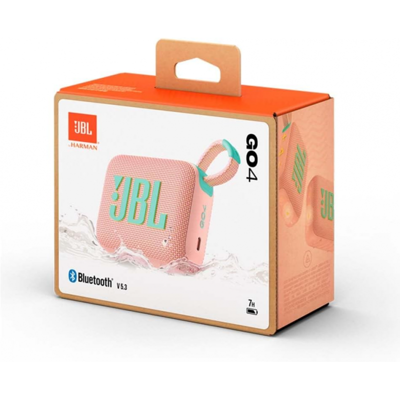 JBL GO 4 Ultra-Portable Bluetooth Speaker -  Pink