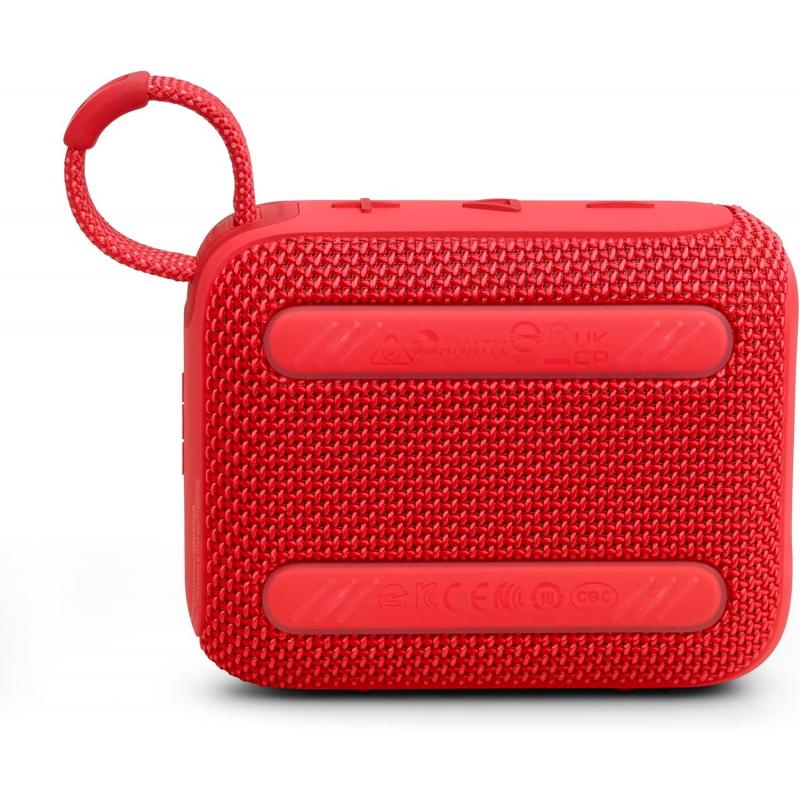 JBL GO 4 Ultra-Portable Bluetooth Speaker - Red