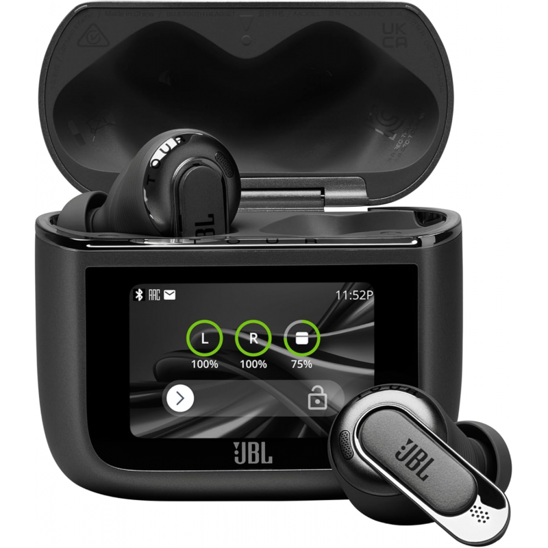 JBL Tour Pro 3 Wireless Bluetooth Earbuds - Black