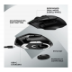 Logitech G502 X Lightspeed Wireless Gaming Mouse - Black