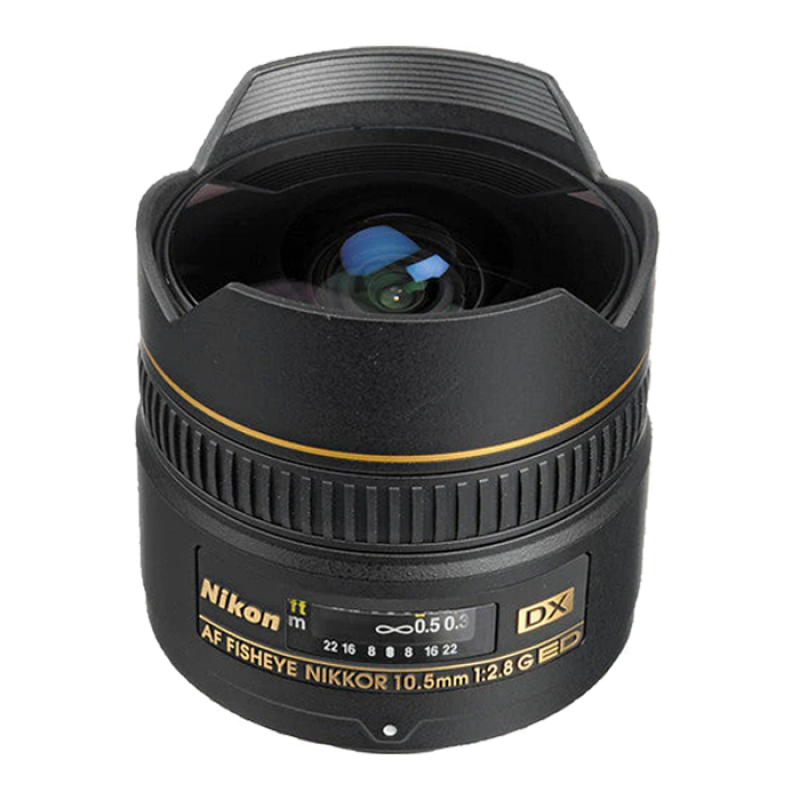 Nikon AF DX 10.5mm f2.8 G ED Fisheye Lens