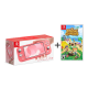 Nintendo Switch Lite Animal Crossing Bundle - Coral