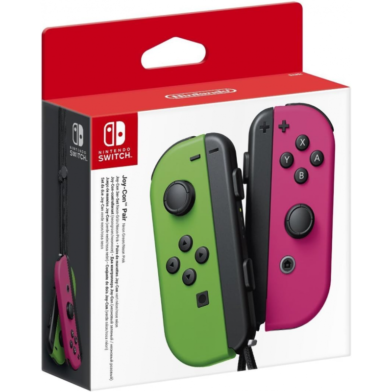 Ourfriday | Nintendo Switch Joy-Con (Left & Right, Wireless) - Neon  Pink/Neon Green