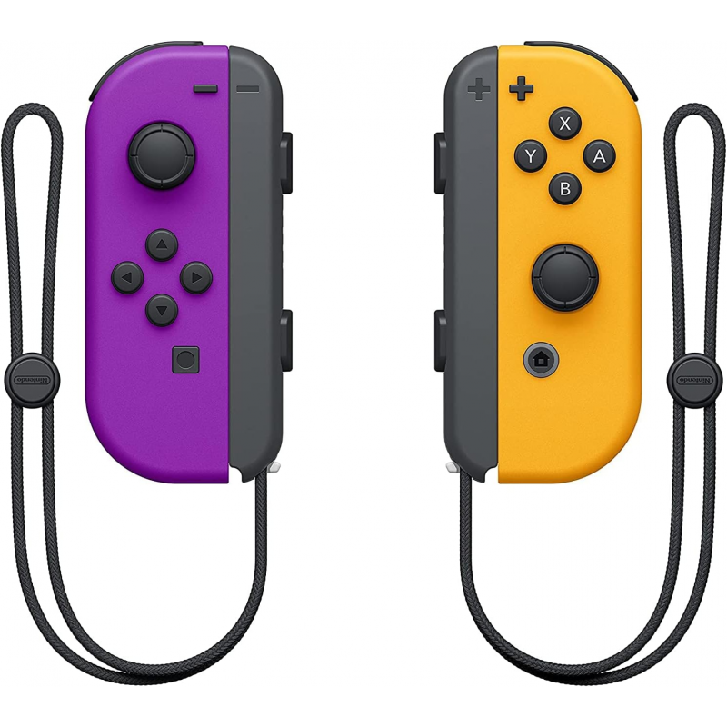 Nintendo Switch Joy-Con (Left & Right, Wireless)  - Neon Purple/Neon Orange