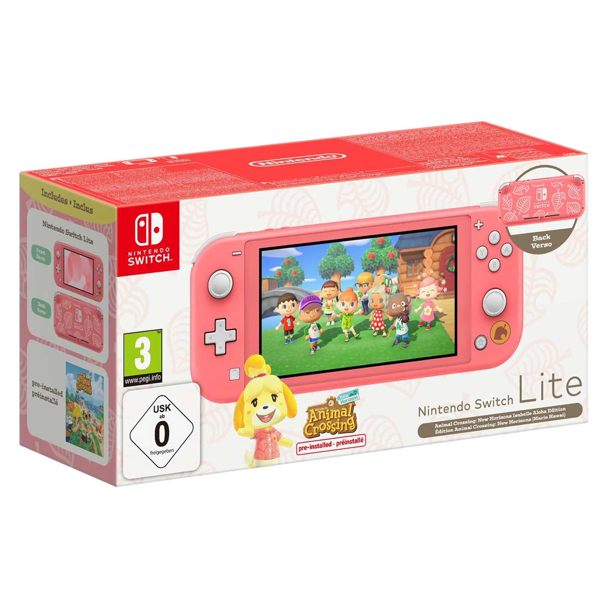 Nintendo Switch Lite in Yellow wirh animal deals crossing