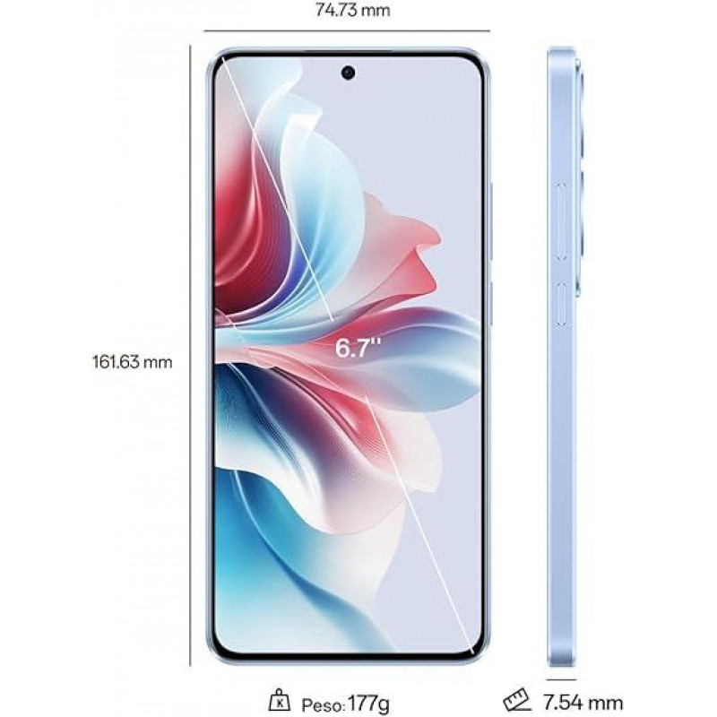 Oppo Reno 11F 5G Smartphone (8GB+256GB) - Ocean Blue