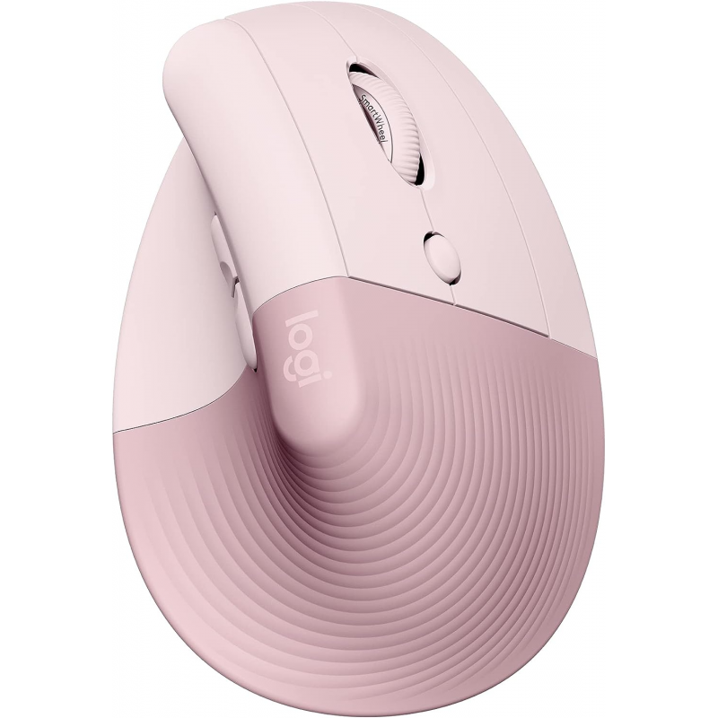 Logitech Lift Vertical Ergonomic Mouse, Wireless - Rose