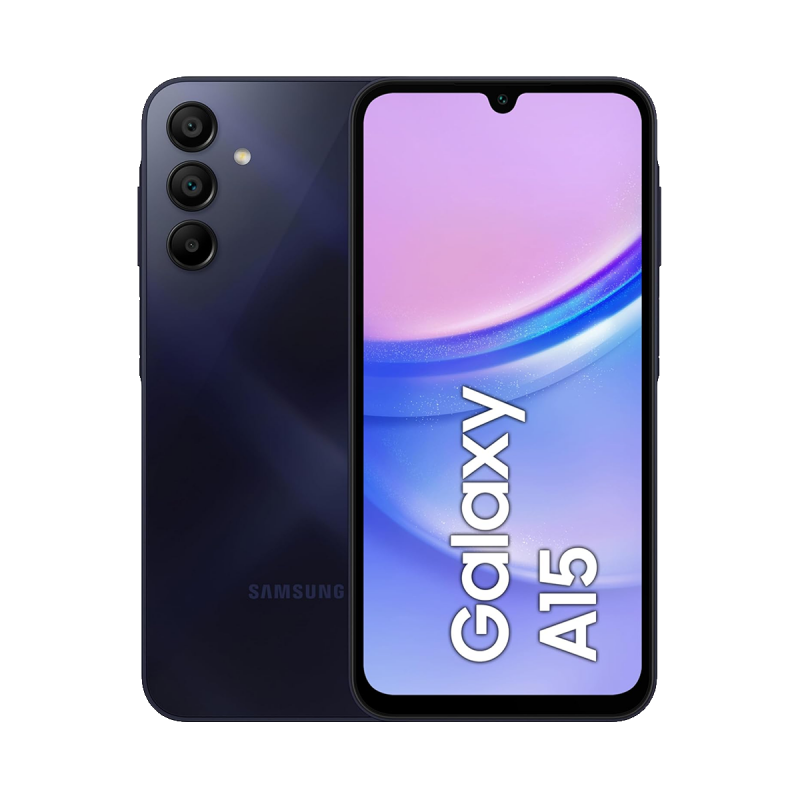Samsung Galaxy A15 4G Smartphone (4+128GB, Dual Sim) - Blue Black
