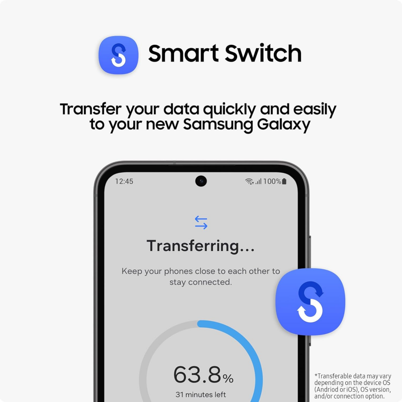 Samsung Galaxy S24 5G Smartphone (Dual-SIMs, 8+128GB) - Cobalt Violet