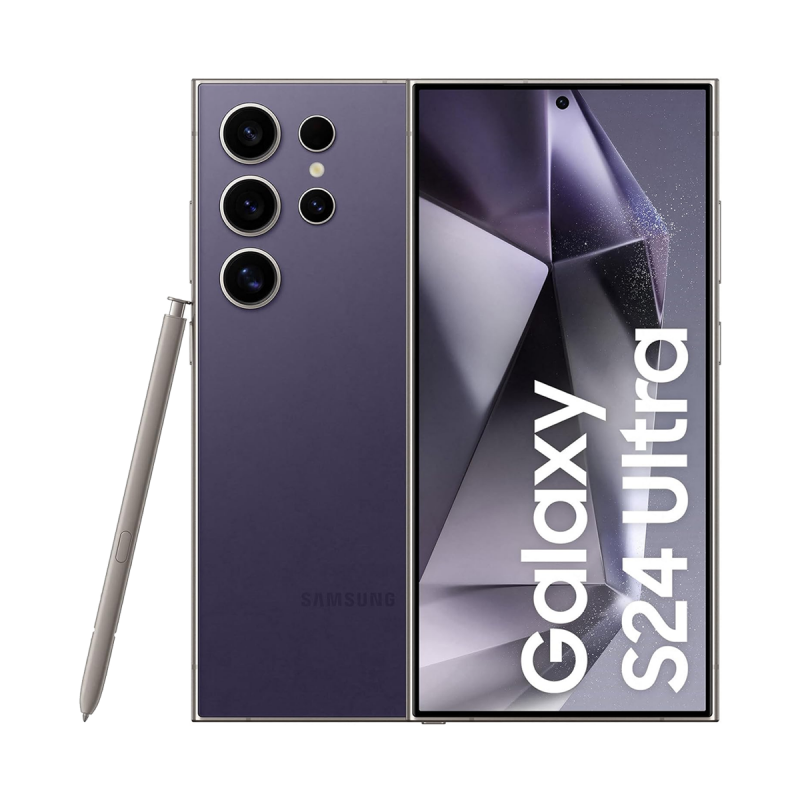 Samsung Galaxy S24 Ultra 5G Smartphone (Dual-SIMs, 12GB+1TB) - Titanium Violet