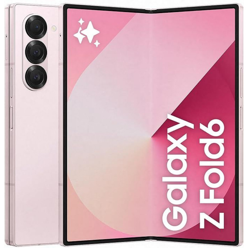 Samsung Galaxy Z Fold 6 Smartphone (12+512GB) - Pink