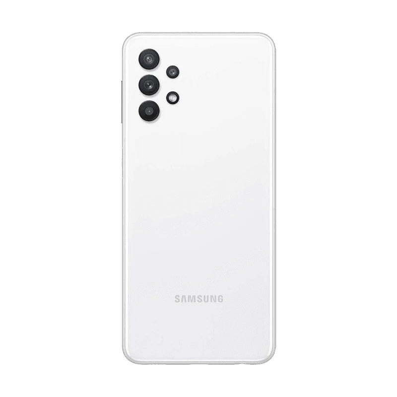 Samsung Galaxy A32 Android Smartphone (4G, 6+128GB) - Awesome White
