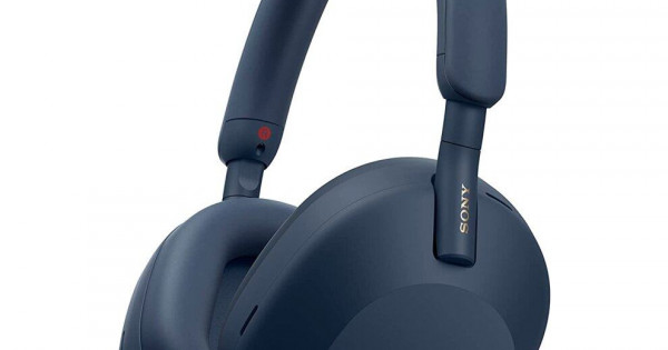 Sony WH-1000XM5 Noise-Canceling Wireless Over-Ear Headphones (Midnight  Blue)