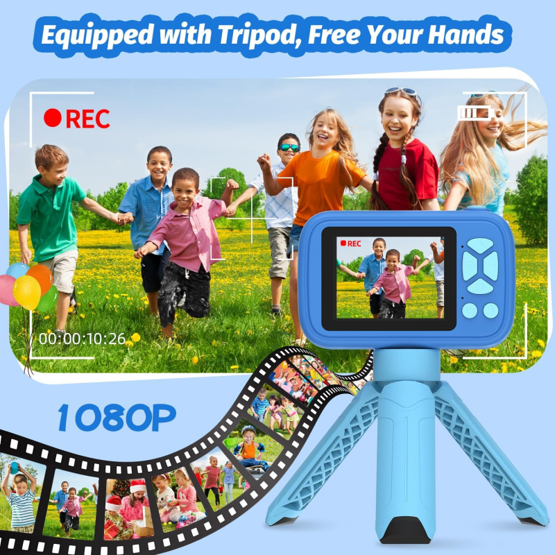 HOFIT Kids Camera with Flip-up Lens