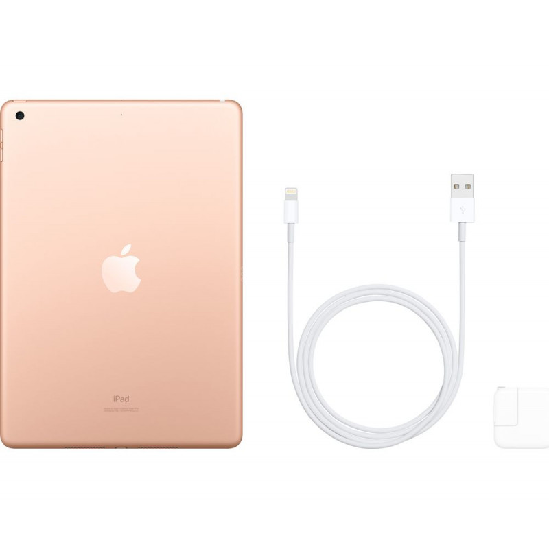 Renewed - Apple iPad 7th Generation (2019, 10.2-inch, Wi-Fi, 32GB) - Gold