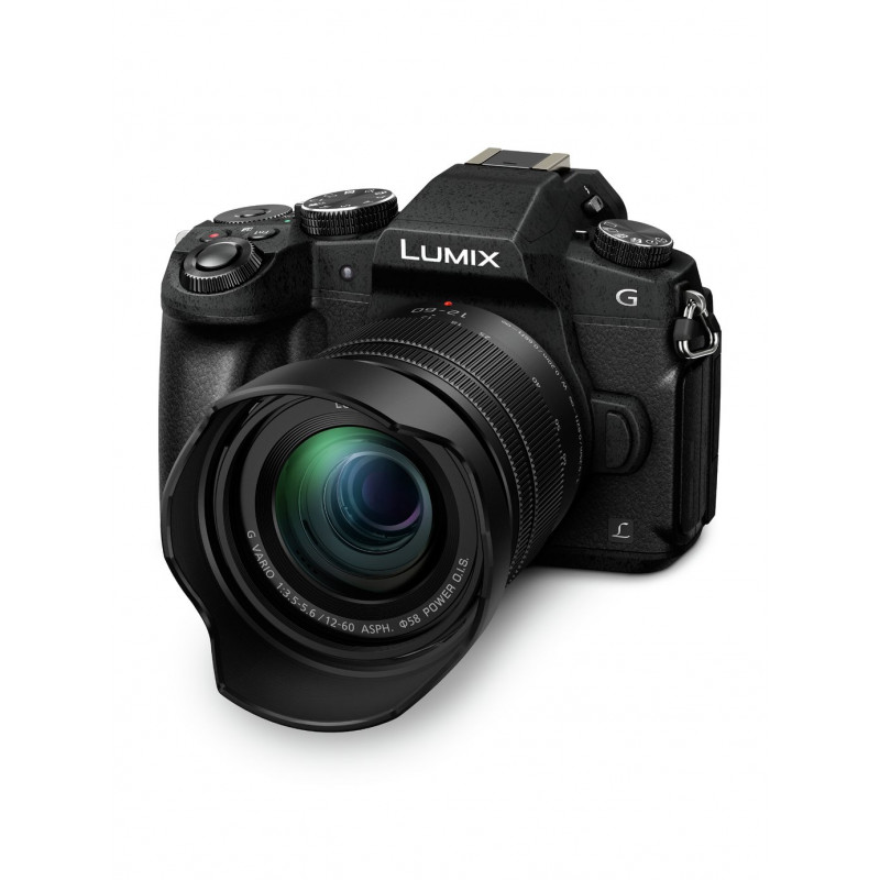 Panasonic Lumix G80 Mirrorless Camera, 12-60mm Lens - Black