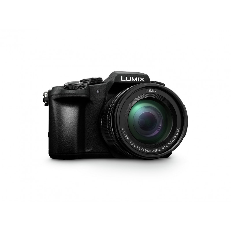 Panasonic Lumix G80 Mirrorless Camera, 12-60mm Lens - Black