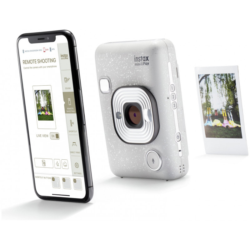 instax Mini LiPlay Instant Camera - White