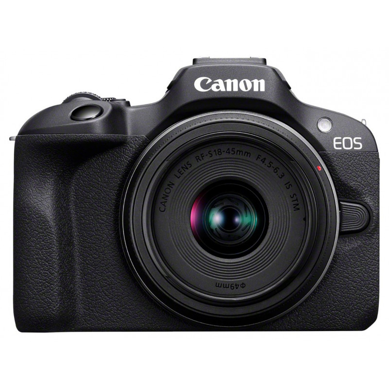 Canon EOS R100 Mirrorless Camera With RF 18-45mm IS STM Lens