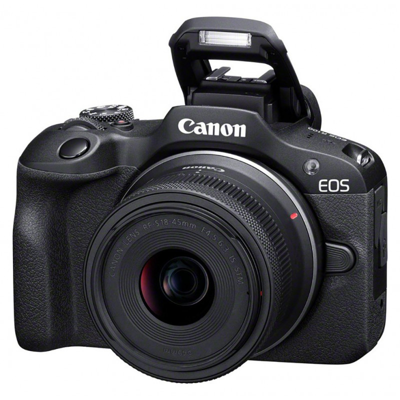 Canon EOS R100 Mirrorless Camera With RF 18-45mm IS STM Lens