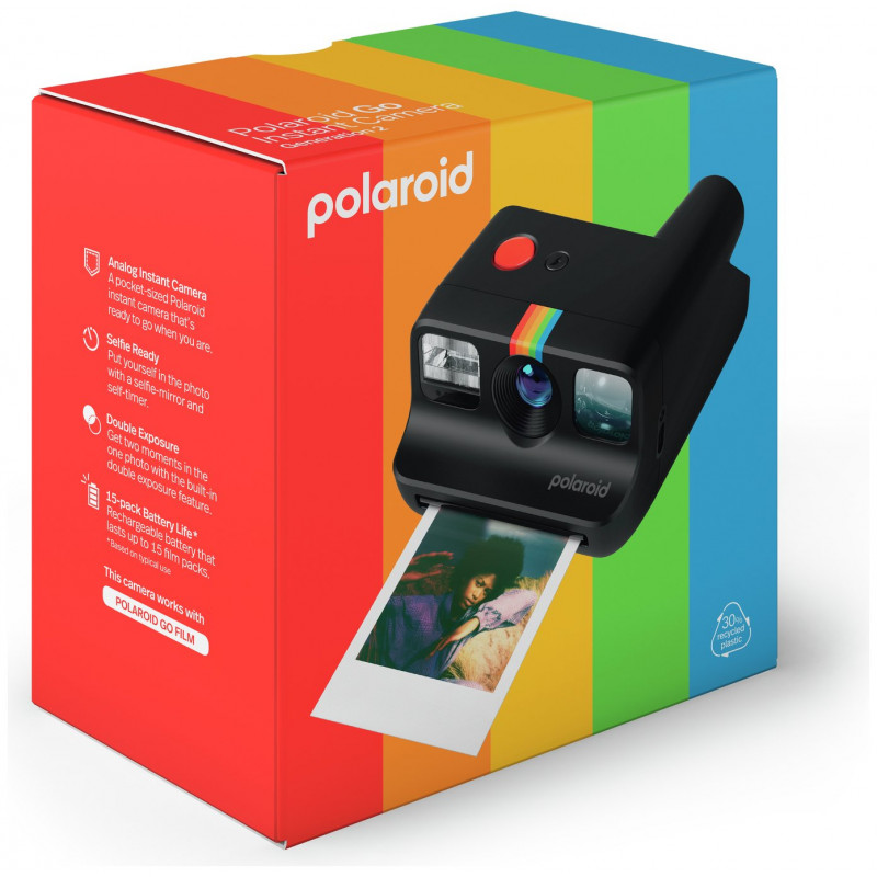 Polaroid Go Generation 2 Instant Camera - Black