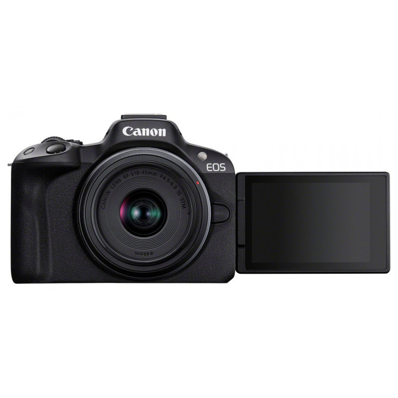 Canon EOS R50 Mirrorless Camera Content Creator Kit - Black