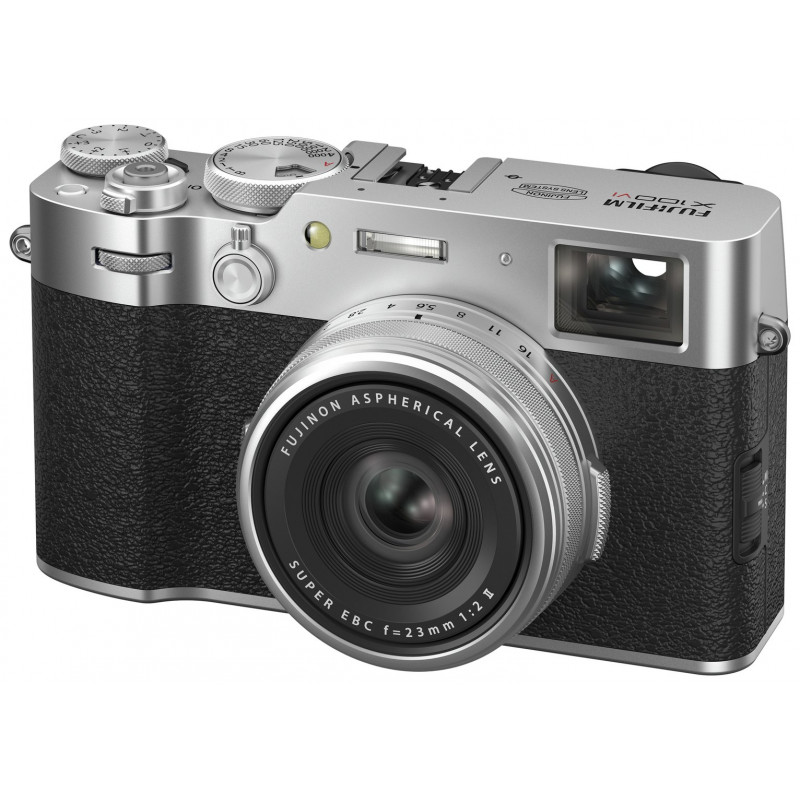 Fujifilm X100VI Mirrorless Camera with Lens - Silver