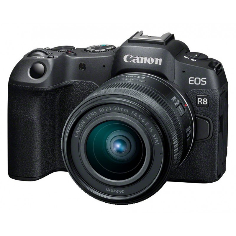 Canon EOS R8 Mirrorless Camera with RF 24-50mm Lens