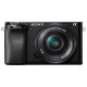 Sony A6100L APS-C Mirrorless Camera With 16-50mm Lens Black