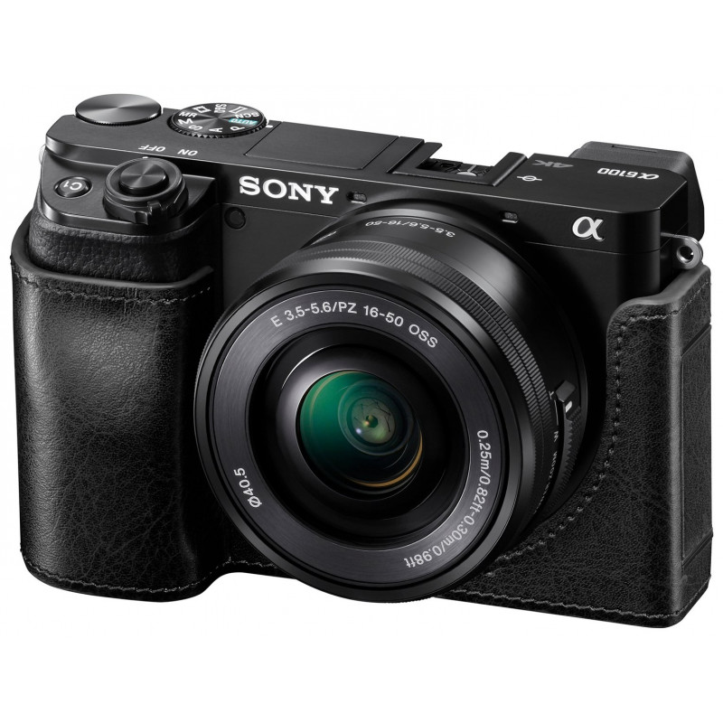 Sony A6100L APS-C Mirrorless Camera With 16-50mm Lens Black