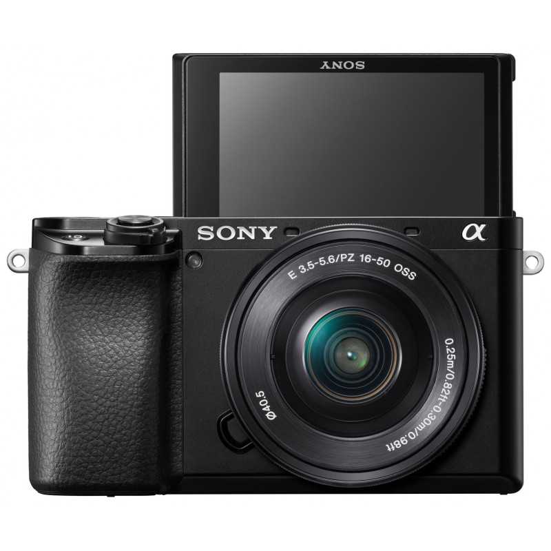 Sony A6100L APS-C Mirrorless Camera With 16-50mm Lens Black